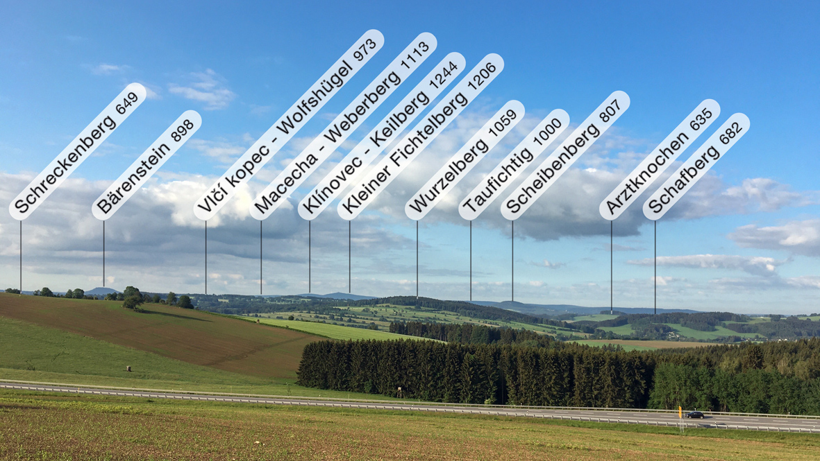 Auf in die Berge. Die Gipfel des Erzgebirges wollen erklommen werden. Foto: Chris Bergau