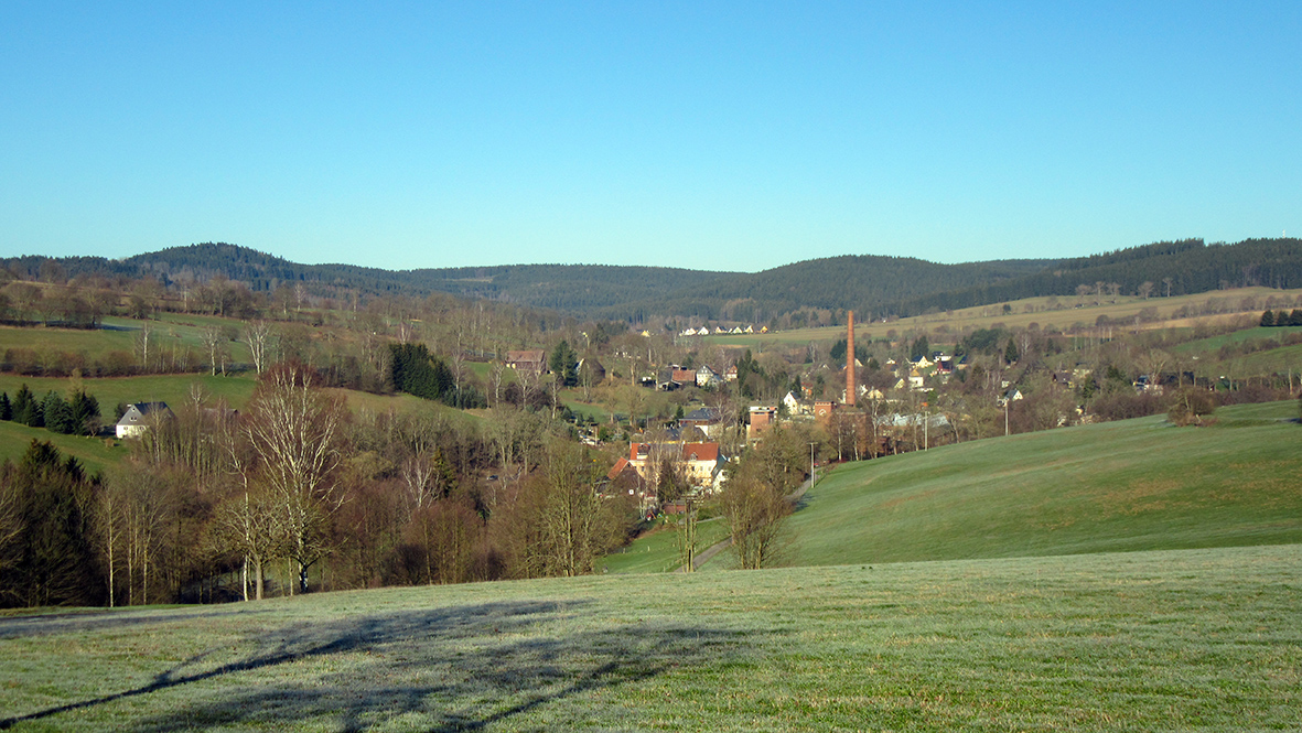 Blick auf Tannenberg. Foto: Chris Bergau