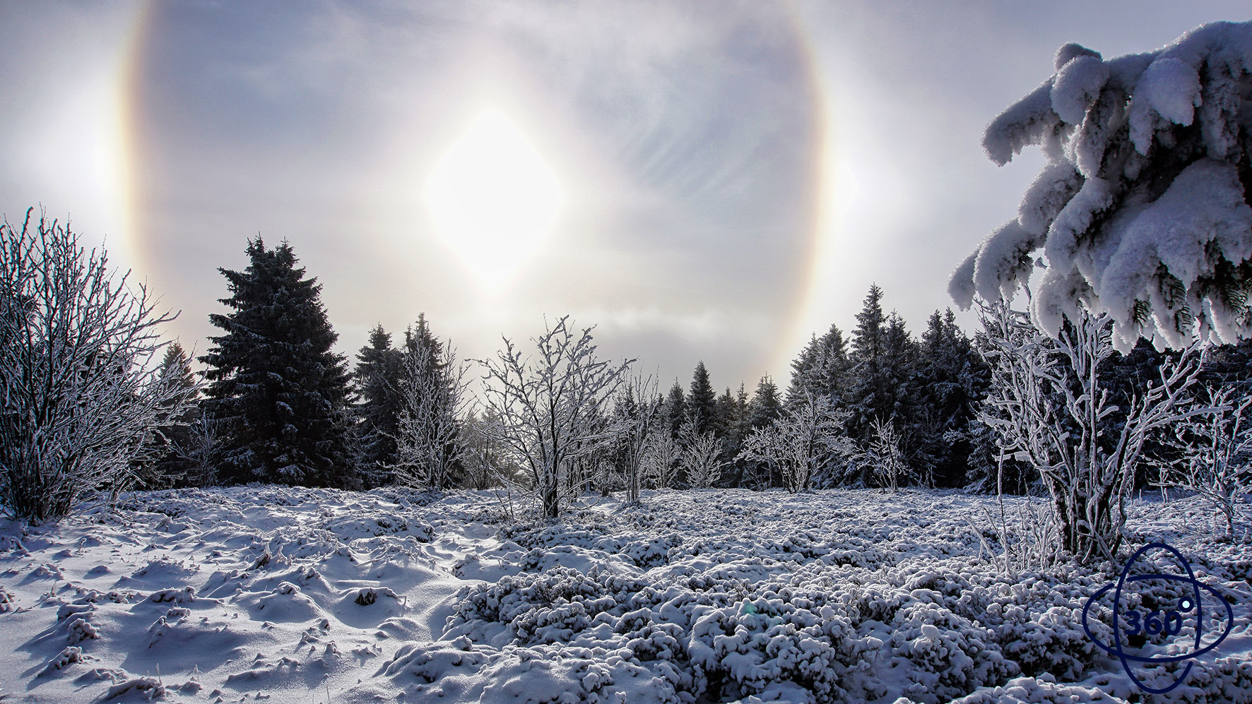 Traumhafte Winterlandschaft am Fuße des Fichtelberges. Foto: Chris Bergau